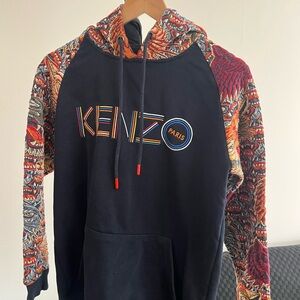 Kenzo Paris Women Hoodie – Embroidered Logo | Fits Size M